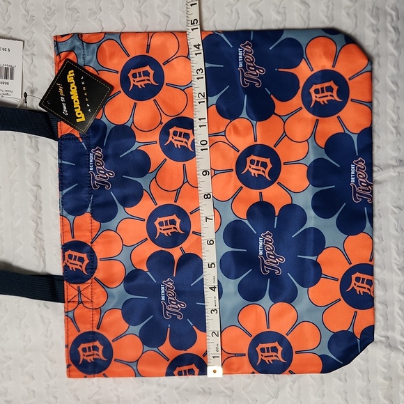 Loudmouth Cooperstown Collection Detroit Tigers Flower Power Retro Tote Bag NWT - Picture 9 of 15